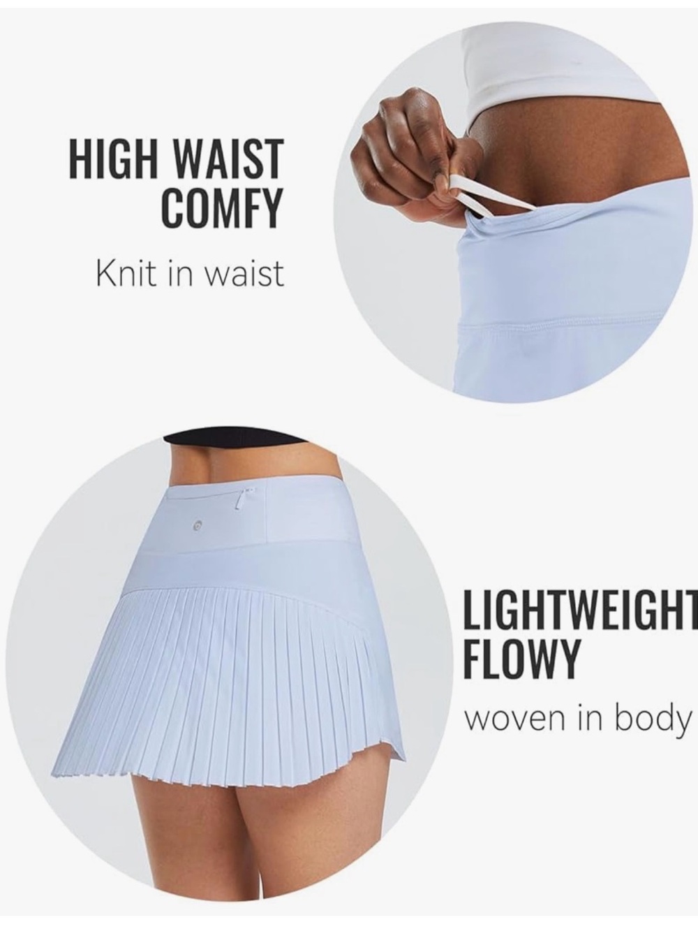 Baleaf Pleated Women’s Tennis Skort
With pockets - Picture 12 of 12